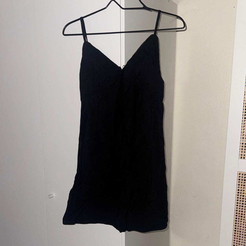 Black Spaghetti Strap Dress